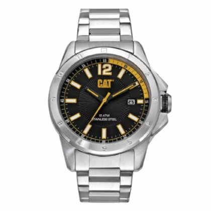 CAT Big Twist 24 YW-141-11-137 Black Stainless Steel l Analog Watch 